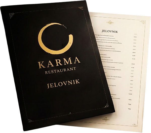 Otvorite naš jelovnik kao što biste otvorili rijetku knjigu vina.